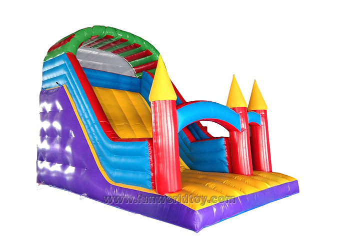 Colorful inflatable slide FWD226